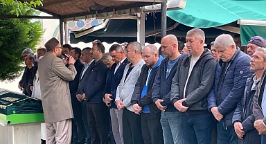 Biga Kaymakamı Dolu, Hacıpehlivan Köyü Muhtarı'nın acı gününde taziyede bulundu