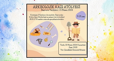 Çanakkale Belediyesi'nden çocuklara özel atölye