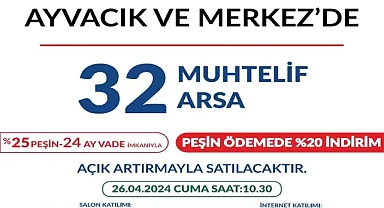 Çanakkale’de açık artırmayla satılacak arsalar için detaylar!