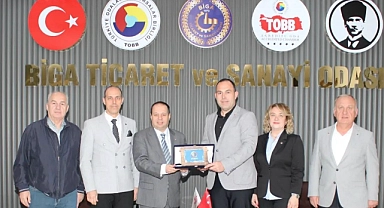 ÇASİAD yöneticileri Biga TSO’nda