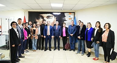 CHP heyetinden Başkan Arslan'a ziyaret