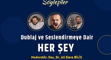 ÇOMÜ'den seslendirme ve dublaj söyleşisi
