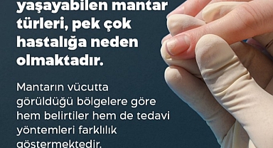 Gelibolu İlçe Sağlık Müdürlüğü'nden mantar hastalıklarıyla ilgili bilgilendirme