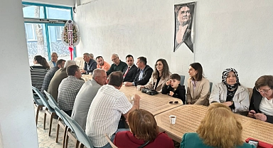 Karabiga’da CHP bayramlaşması