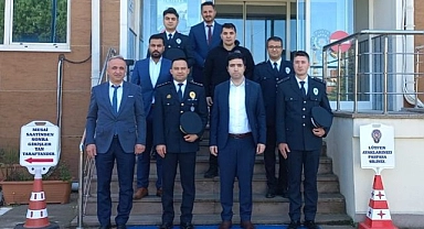 Kaymakam Alper Taş, İlçe Emniyet Müdürlüğünü ziyaret etti