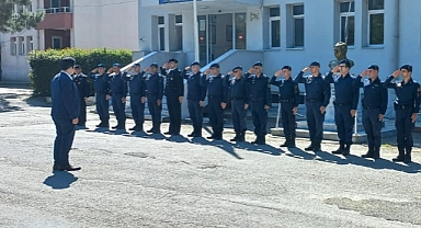 Kaymakam Alper Taş, İlçe Jandarma Komutanlığını ziyaret etti