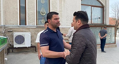 'Kaymakam Göktaş, Merhum Fedai Yılmaz'ın cenazesine katıldı'