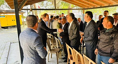 Kaymakam Salih Sak, Muhtarlar Derneği Bayramlaşma programına katıldı