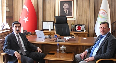 Kaymakam Yalçın’dan Başkan Atalay’a ziyaret