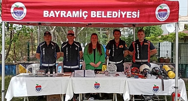 Mehmet Akif Ersoy İlkokulu Çocuk Şenliği'nde Kurumlar çocuklara bilgi verdi