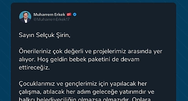 Muharrem Erkek: "çocuklar ve gençler için yapılan her çalışma geleceğe yatırımdır"