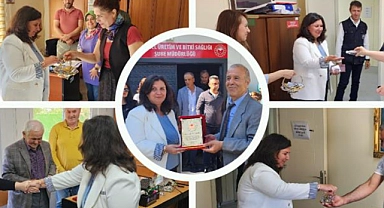 Nazan Türkarslan personelle bayramlaştı