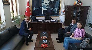 Özgür Ceylan’dan Saim Zileli’ye ziyaret