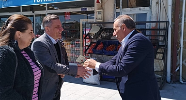 Özgür Ceylan, Eceabat Belediyesi'ni ziyaret etti