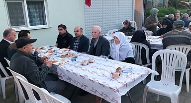 Terzialan Beldesi'nde Şehit Binbaşı Ercan Kurt'un anısına iftar yemeği düzenlendi
