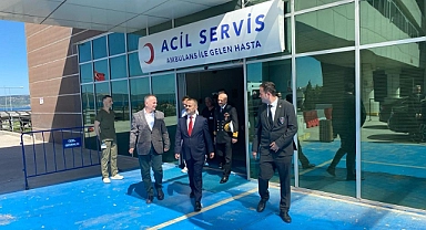 Vali Aktaş, Ramazan Bayramı'nda kentteki hastaneleri ziyaret etti