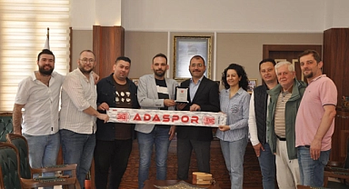Adaspor yönetimi, Erdinç Dolu'yu ziyaret etti