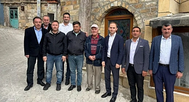 Ayvacık Kaymakamı Salih Sak, Sazlı Köyü'nde