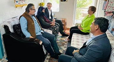 Ayvacık Kaymakamından Kozlu Köyü ziyareti