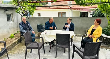 Ayvacık Kaymakamlığı'ndan hane ziyareti devam ediyor