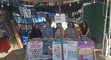 Ayvacık Panayırında hastalıklar hakkında bilgilendirme