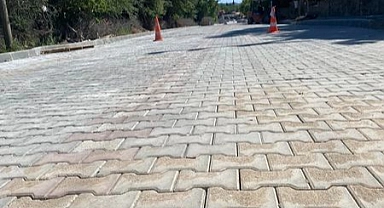 Ayvacık'ta sanayi yolu yapım çalışmaları devam ediyor