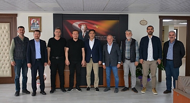 Başkan Atilla Öztürk'e ziyaret