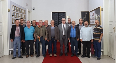 Bayramiç Sevdalıları ve Cesurlar Hareketi'nden Başkan Atılgan'a ziyaret