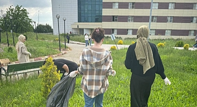 Biga Kız Yurdu öğrencileri, doğa ve çevre etkinliğinde buluştu
