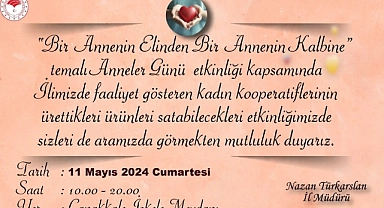 ‘’Bir Annenin Elinden Bir Annenin Kalbine’’