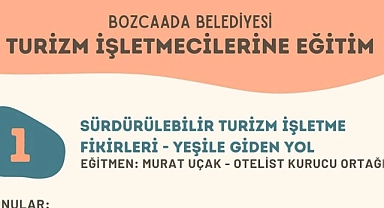 Bozcaada Belediyesi ‘’Turizm Eğitim Programı’’ başlıyor