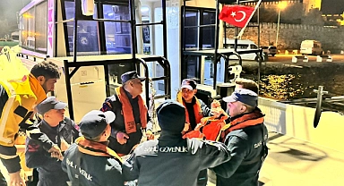 Bozcaada'da tıbbi tahliye gerçekleştirildi