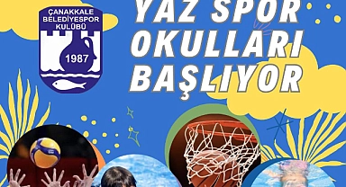 Çanakkale Belediyespor’dan yaz spor okulları