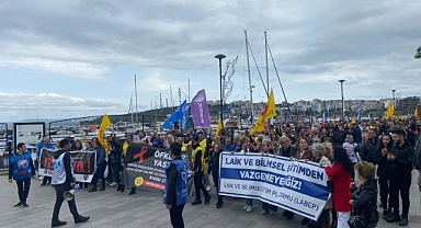Çanakkale'de öğretmenlerden ortak protesto!