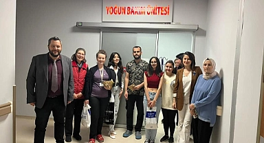ÇOMÜ öğrencilerinden Çan’a ‘’Hemşireler Günü’’ ziyareti