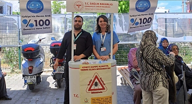 Cuma Pazarında Tütünsüz Günü etkinliği