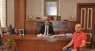 Erdinç Dolu'ya ilçe sağlık müdüründen ziyaret