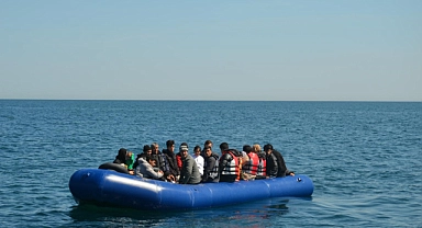 Gökçeada açıklarında düzensiz göçmen operasyonu