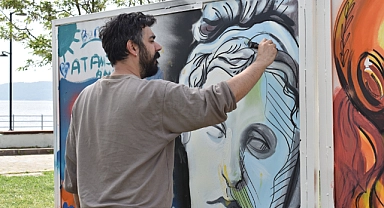 ‘’Grafiti ve Resim Şenliği’’ Barış Kafe’de!