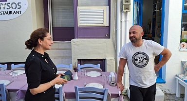 Gülay Elbir Uslu, Bozcaada esnafıyla buluşuyor