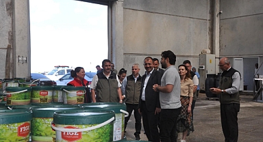 Kaymakam Dolu, ''Fige Biber Turşusu'' üretim tesisini ziyaret etti