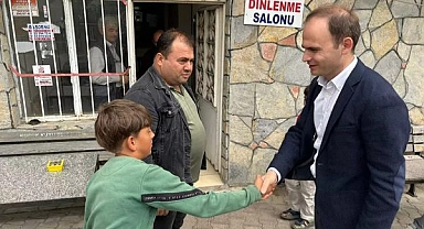 Kaymakam Sak, Hüseyinfakı köyü ‘nü ziyaret etti