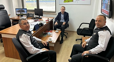 Kaymakam Salih Sak, İl Jandarma Komutan Yardımcılarını ziyaret etti