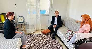 Kaymakam Salih Sak'tan Adatepe köyü ‘ne ziyaret