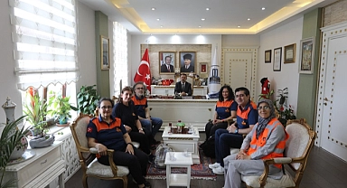 Mahalle Afet Gönüllülerinden Vali Aktaş’a Ziyaret