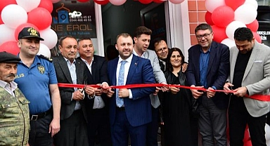 Mesut Bayram, Ezine'de yeni çamaşırhanenin açılışını gerçekleştirdi