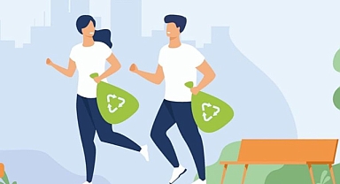 Plogging ile spor yaparken çevre temizlenecek
