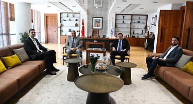 TBF Genel Sekreteri Antalyalı'dan Başkan Erkek'e ziyaret