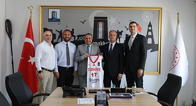 TBF yetkililerinden U17 Erkek Milli Takım kampına ziyaret