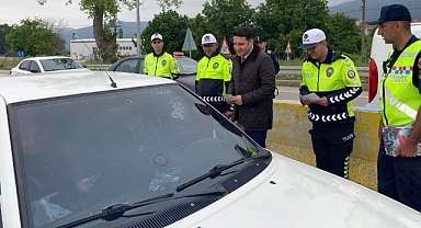 Yenice'de trafik haftası bilgilendirme uygulaması